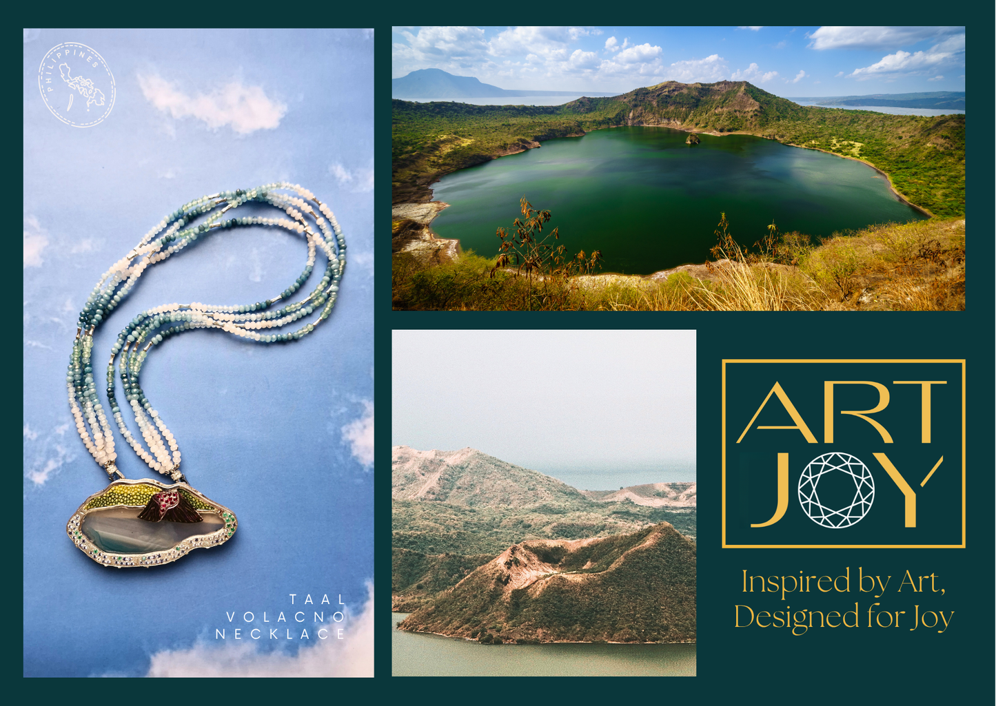 Taal Volcano Necklace