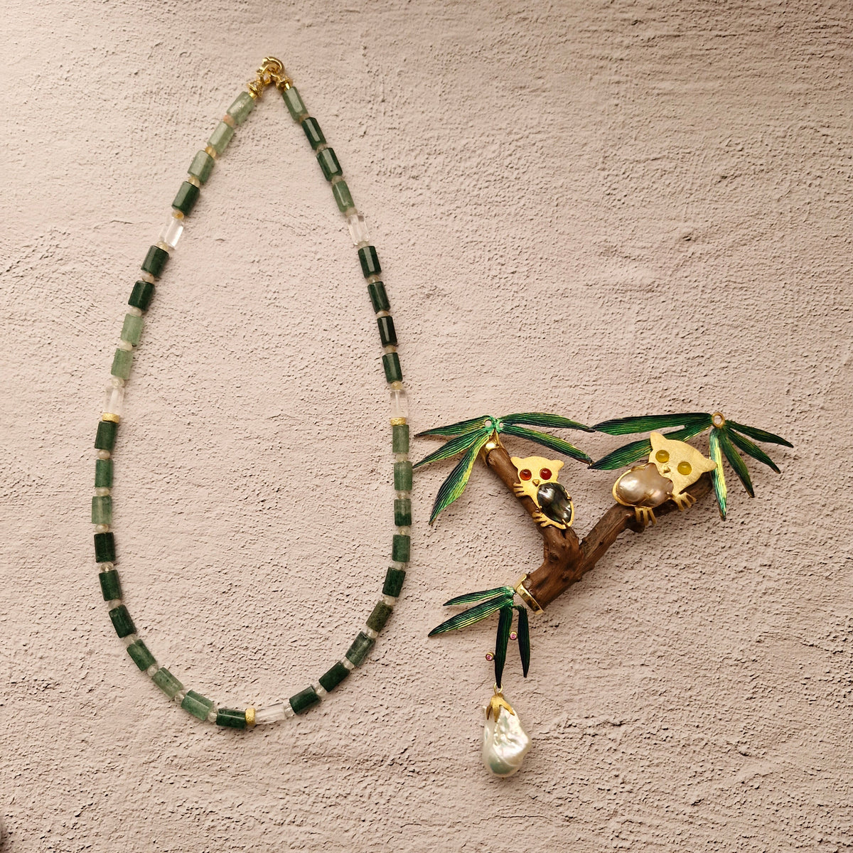 Tarsiers at Home Necklace