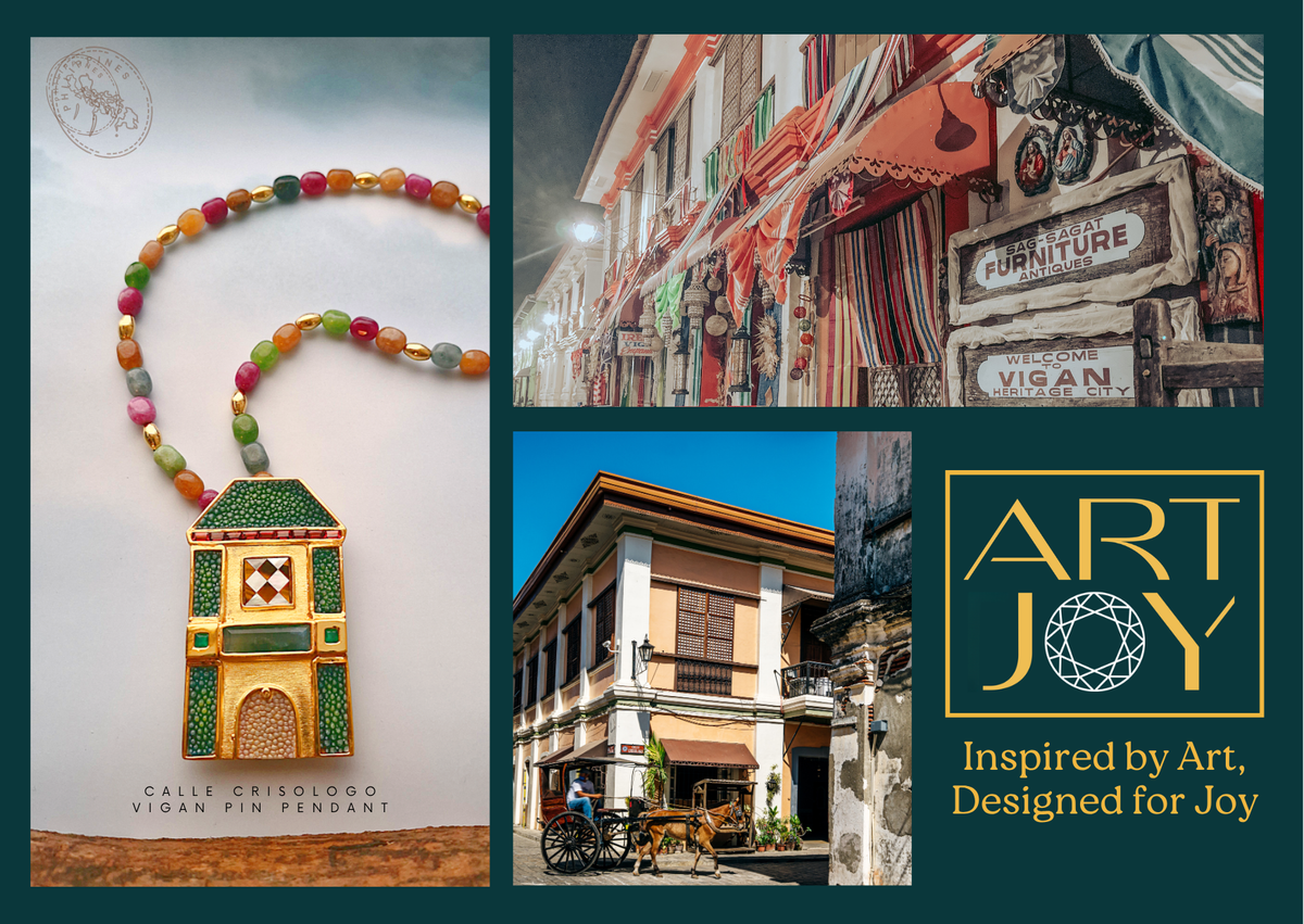 Calle Crisologo Vigan Pin Necklace 2