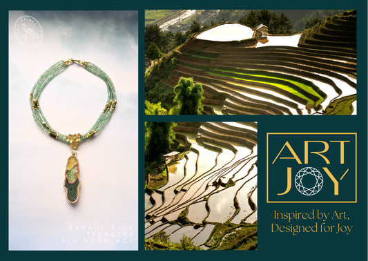 Banaue Rice Terraces Pin Necklace 2