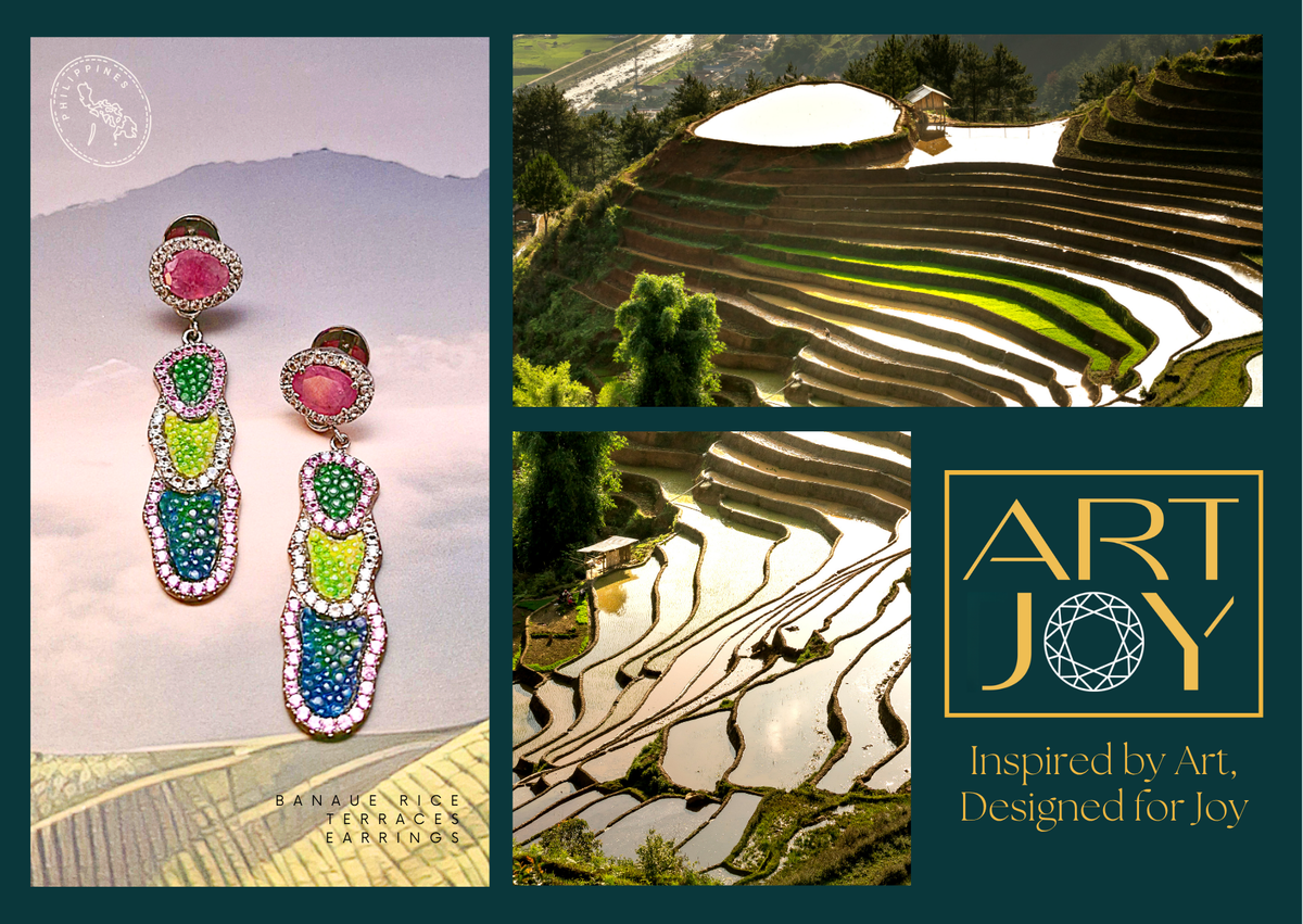 Banaue Rice Terraces 1 Earrings