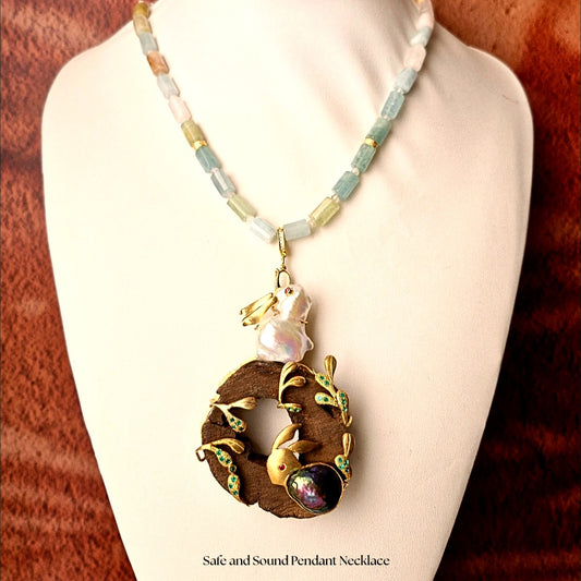 Safe and Sound Pin Necklace