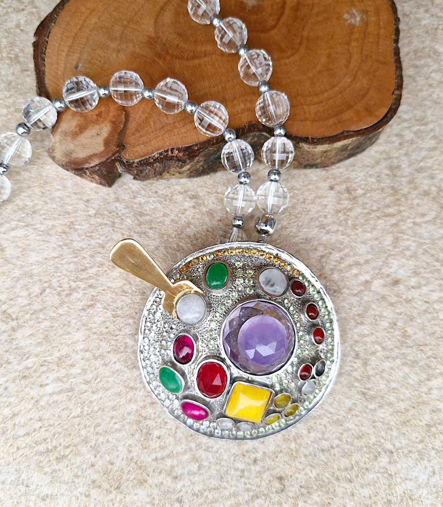 Halo Halo Pin Necklace
