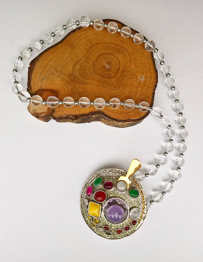 Halo Halo Pin Necklace