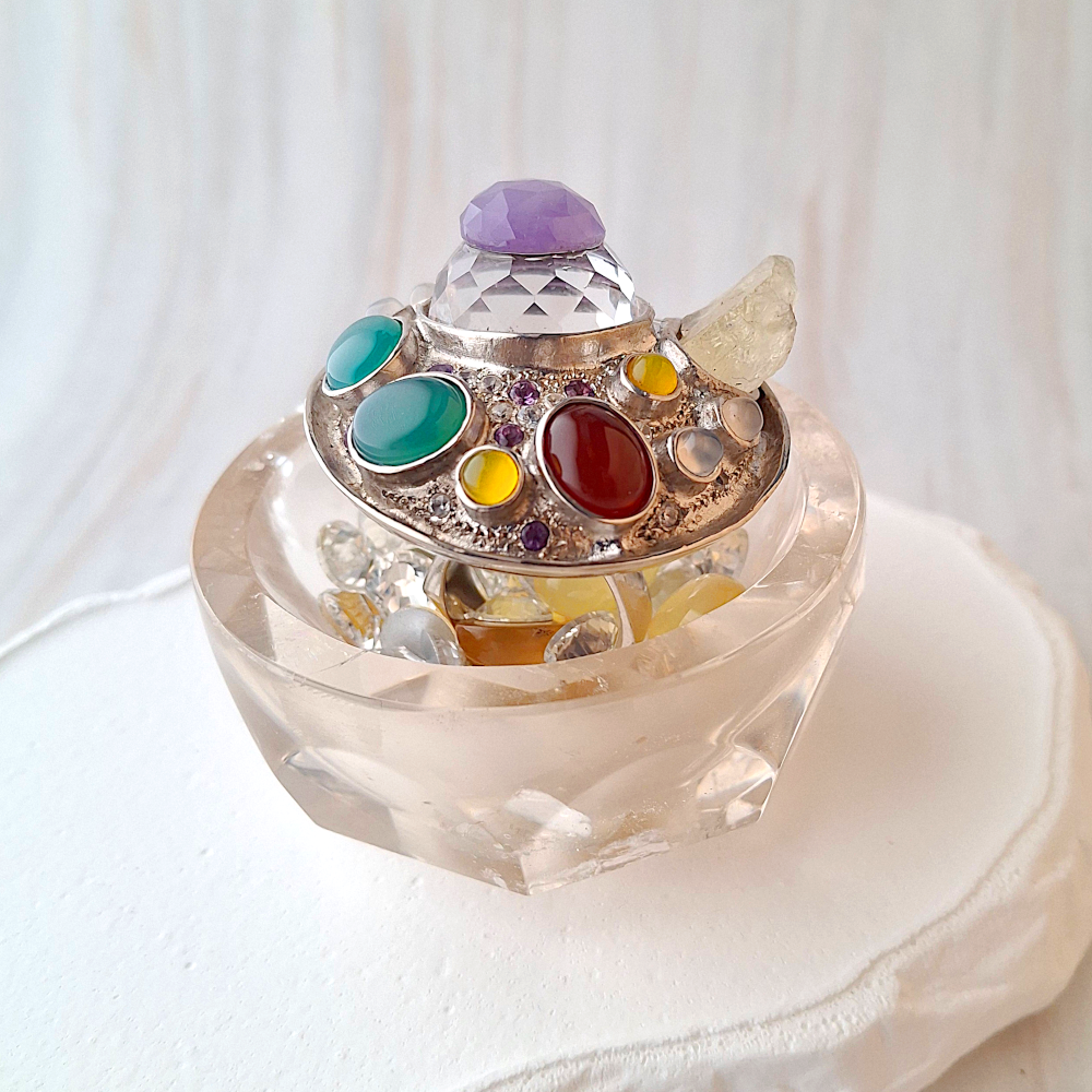 Halo Halo Ring Silver