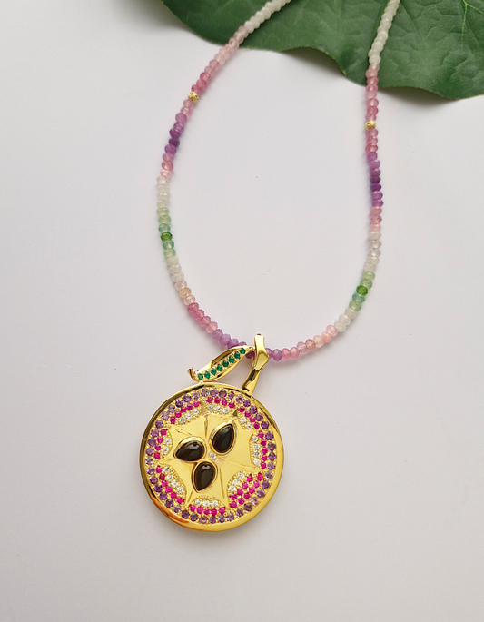 Kaimito Brooch Pin Necklace